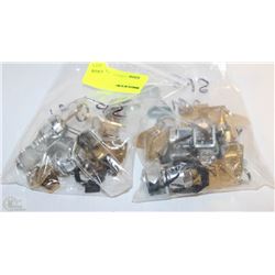 LOT OF LOCK COMPONENTS AND KEYS