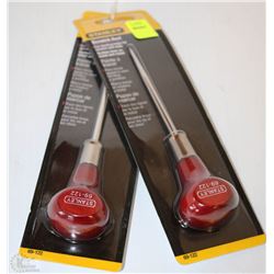 LOT OF 2 STANLEY SCRATCH AWLS