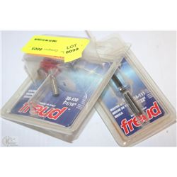 LOT WITH FREUD 1-1/16" ROUTER BIT AND 7/32" ROUTER