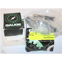LOT OF 3 ASSORTED SIZED PRECISION GAUGES AND