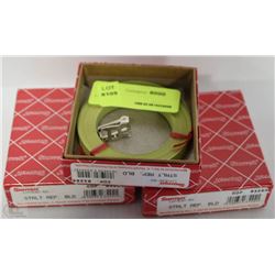 LOT OF 3 TAPE MEASURES & STARRETT REPLACEMENT