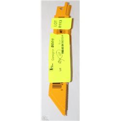 BUNDLE OF 10 METAL SAWZALL BLADES