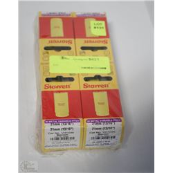 LOT OF 4 STARRETT BI METAL VARIABLE PITCH HOLE SAW