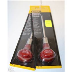 LOT OF 2 STANLEY SCRATCH AWLS