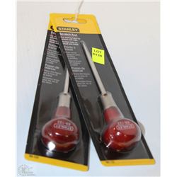 LOT OF 2 STANLEY SCRATCH AWLS