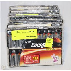 BUNDLE OF 8 ENERGIZER 20PK AA BATTERIES