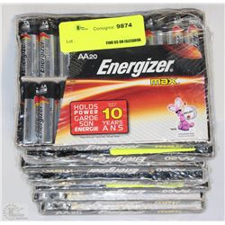 BUNDLE OF 8 ENERGIZER 20PK AA BATTERIES