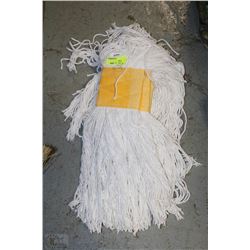 LOT OF 3 WHITE MOP HEADS