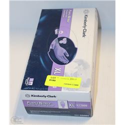 KIMBERLY-CLARK PURPLE NITRILE XL GLOVES