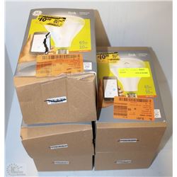 LOT OF 5 GE LINK CONNECTED SOFT WHITE LIGHT BULBS