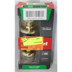 KWIKSET HALL & CLOSET HANDLE