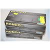 Image 1 : LOT OF 2 RONCO NE4 BLACK NITRILE GLOVES SIZE LARGE