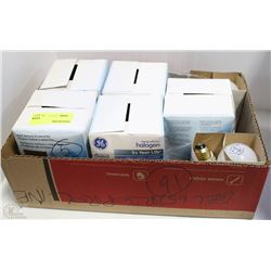 BOX OF ENERGY EFFICIENT HALOGEN FLOODLIGHT BULBS
