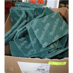 BOX OF SCOTCH BRITE PADS