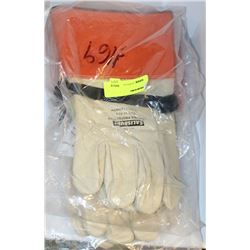 2 SALSBURY LEATHER PROTECTOR GLOVES SZ 11-11.5