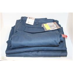 3 PAIRS OF BIG BILL 32X36 6 POCKET CARGO TWILL