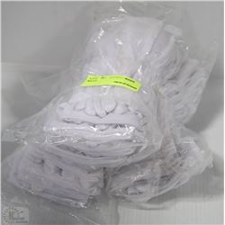 LOT OF WHITE COTTON GLOVES