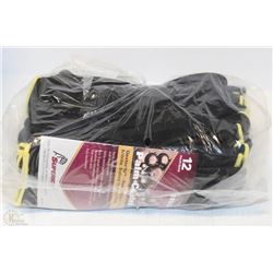 LOT OF SUPERIOR PALM COATED DEXTERITY BLACK WIDOW