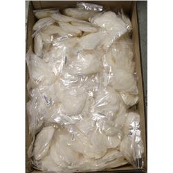 BOX OF CLEAR LATEX GLOVES - LARGE