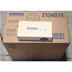CASE OF SURPASS FACIAL TISSUE BOXES