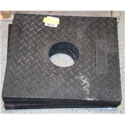 LOT OF 4 CORTINA SAFETY POLE SAFETY MATS
