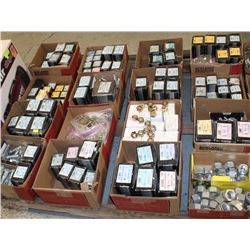 PALLET OF ASSORTED FASTENERS, WASHERS, AND SCREWS