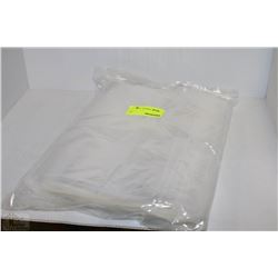 BAG OF 100 12X15 RESEALABLE POLY BAGS