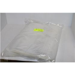 BAG OF 100 12X15 RESEALABLE POLY BAGS