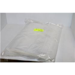 BAG OF 100 12X15 RESEALABLE POLY BAGS