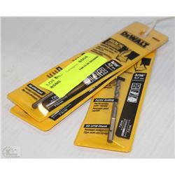 LOT OF 3 DEWALTS 3/16 HAMMER DRILL BITS