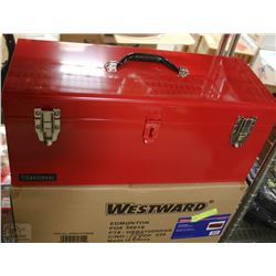 WESTWARD 21" HAND HELD TOOL BOX