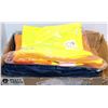 Image 1 : BOX OF 2 SAFETY VESTS AND A PAIR OF JEANS