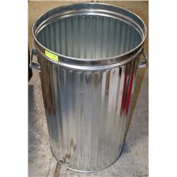 GWM YARD GARD 91L GALVANIZED STEEL GARBAGE BIN