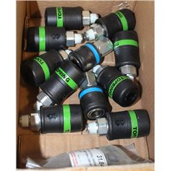 BOX OF TOPRING AIR LINE COUPLERS