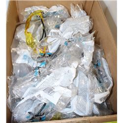 BOX OF ASSORTED SAFETY GLASSES