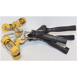 LOT OF 6 SMALL 3" WIDE PAINT ROLLERS