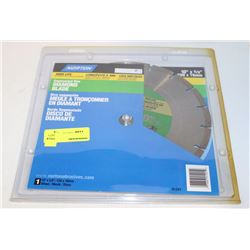 NORTON SEGMENTED RIM DIAMOND BLADE 10"X5/8"