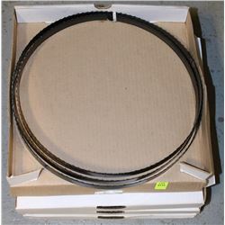 LOT OF ASSORTED BAND SAW BLADES