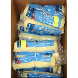 BOX OF 9" ROLLER COVERS