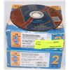 Image 1 : LOT OF 2 DURADISC COMBINATION ABRASIVE WHEELS