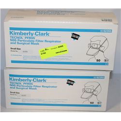 LOT OF 2 KIMBERLY CLARK TECHNOL PFR95 PARTICULATE