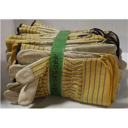 BUNDLE OF LEATHER WORK GLOVES