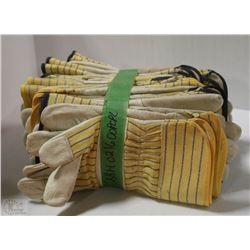 BUNDLE OF LEATHER WORK GLOVES