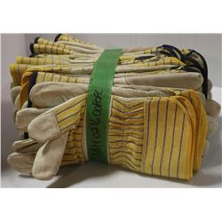 BUNDLE OF LEATHER WORK GLOVES