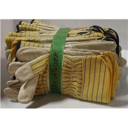 BUNDLE OF LEATHER WORK GLOVES