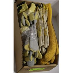 BOX OF ASSORTED GLOVES