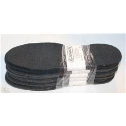 6 PAIRS OF GANKA FELT INSOLES