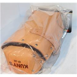 KUNYS HEAVY DUTY LEATHER KNEE PADS