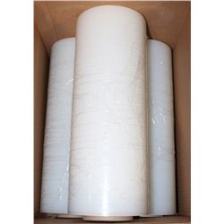 BOX OF 3 ROLLS OF PLASTIC WRAP