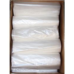 BOX OF WHITE GARBAGE BAGS